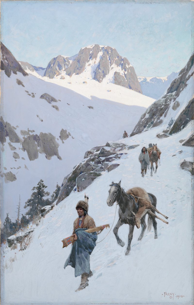 Sikeres vadászat, 1906. alkotó: Henry Francois Farny