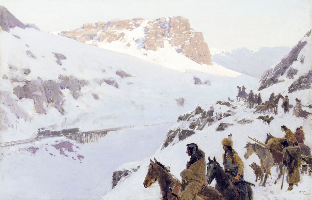 Egy új nap reggele, 1906 alkotó: Henry Francois Farny