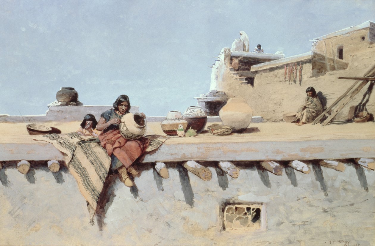 Festőedények, 1880 alkotó: Henry Francois Farny