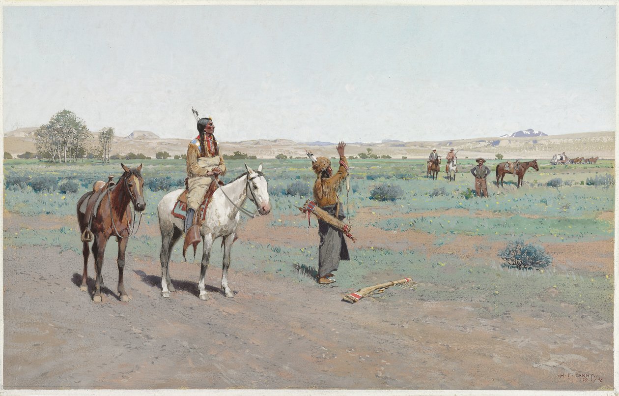 A béke jele, 1898 alkotó: Henry Francois Farny
