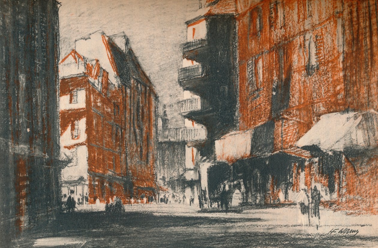 Ezek az idegennek tűnő utcák, c1927, 1927 alkotó: Henry Franks Waring