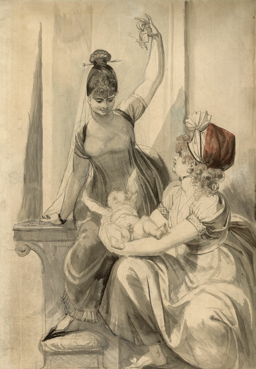 Anya és családja vidéken alkotó: Henry Fuseli