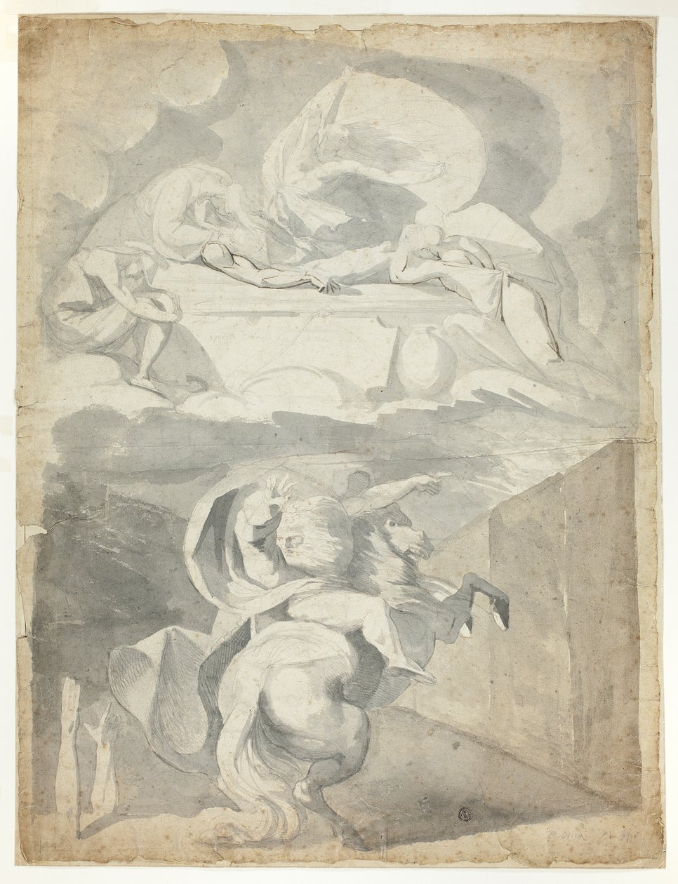 Odin az alvilágban alkotó: Johann Heinrich Füssli