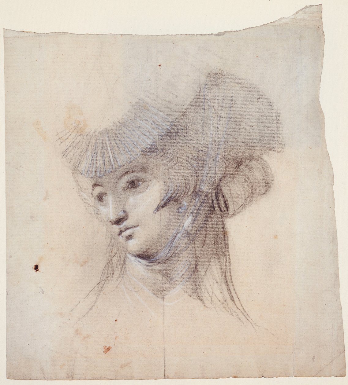 Portrétanulmány egy nőről, valószínűleg Fuseli asszonyról alkotó: Johann Heinrich Füssli