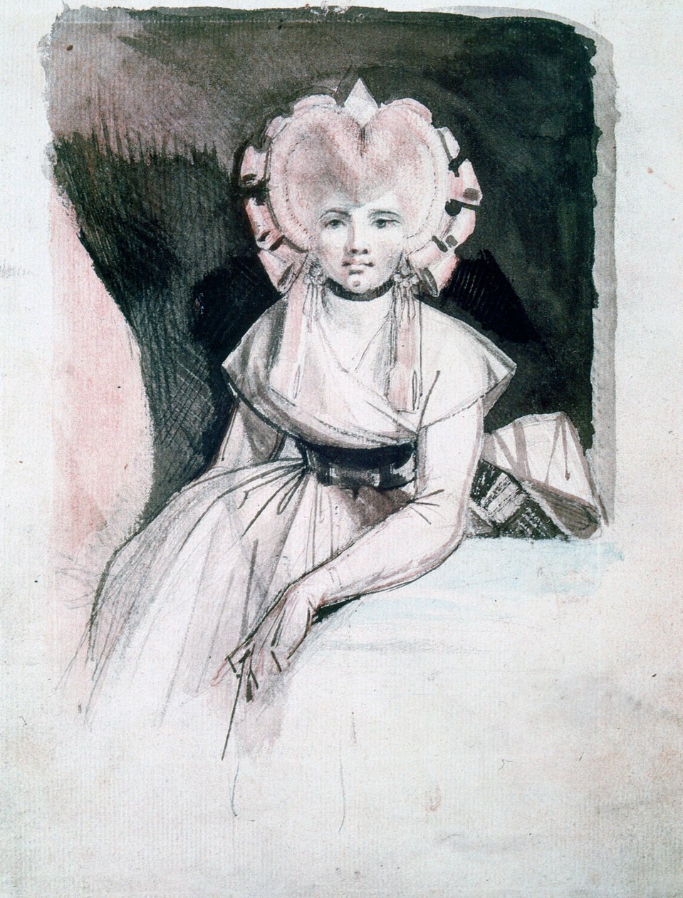 Fuseli asszony portréja, 1741-1825 alkotó: Johann Heinrich Füssli