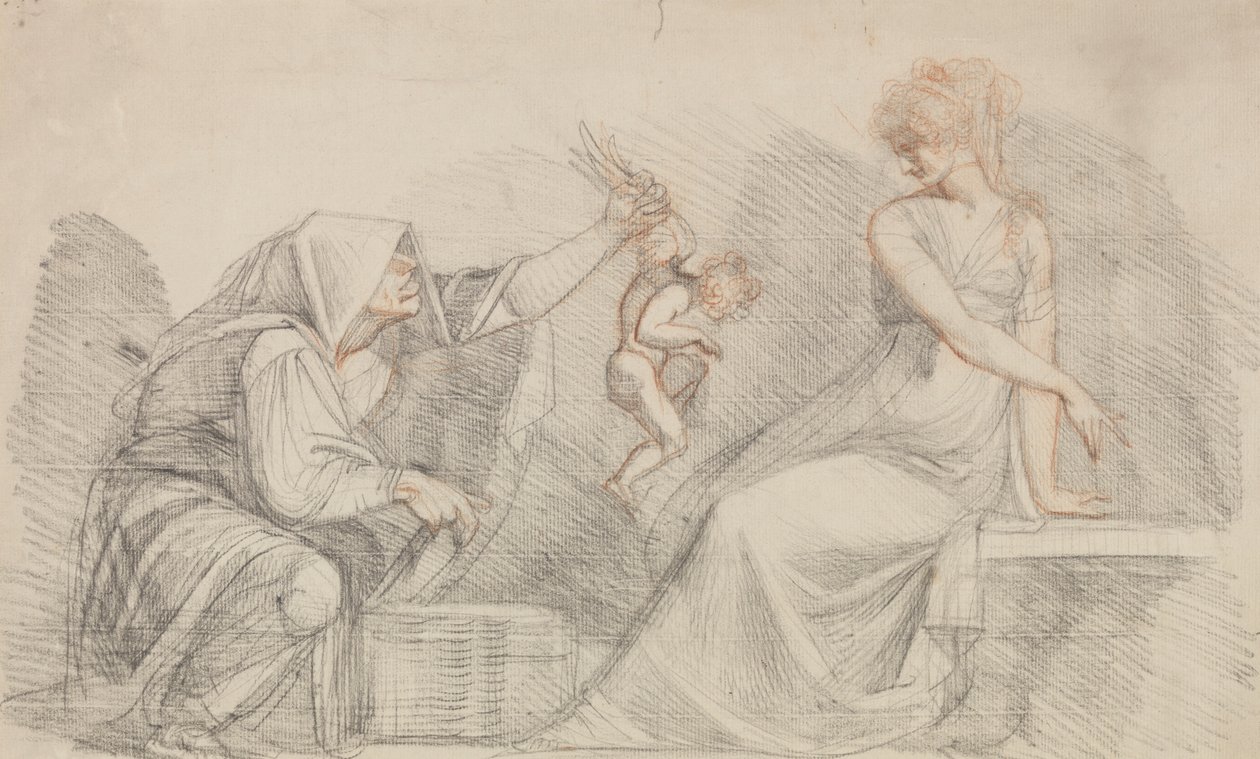 Ámor eladása alkotó: Johann Heinrich Füssli