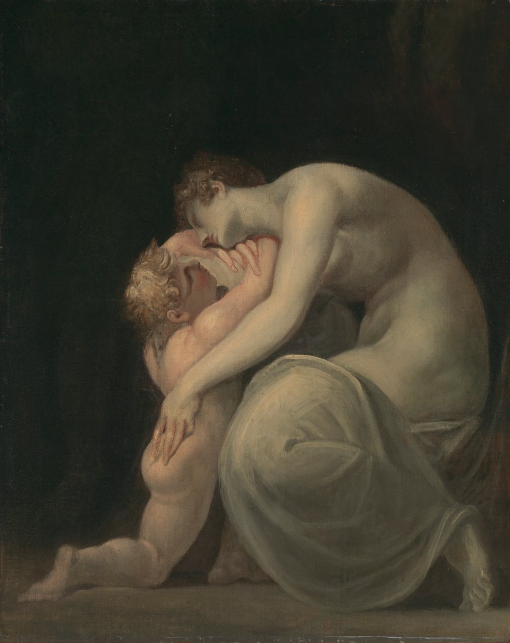 Tekemessa és Eurysakes alkotó: Johann Heinrich Füssli