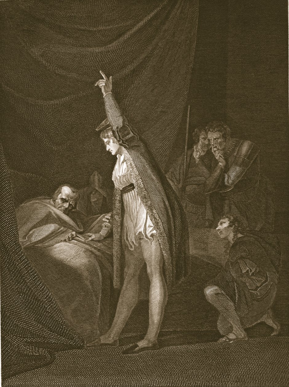 Beaufort bíboros halála, W. Bromley metszete, illusztráció David Hume 