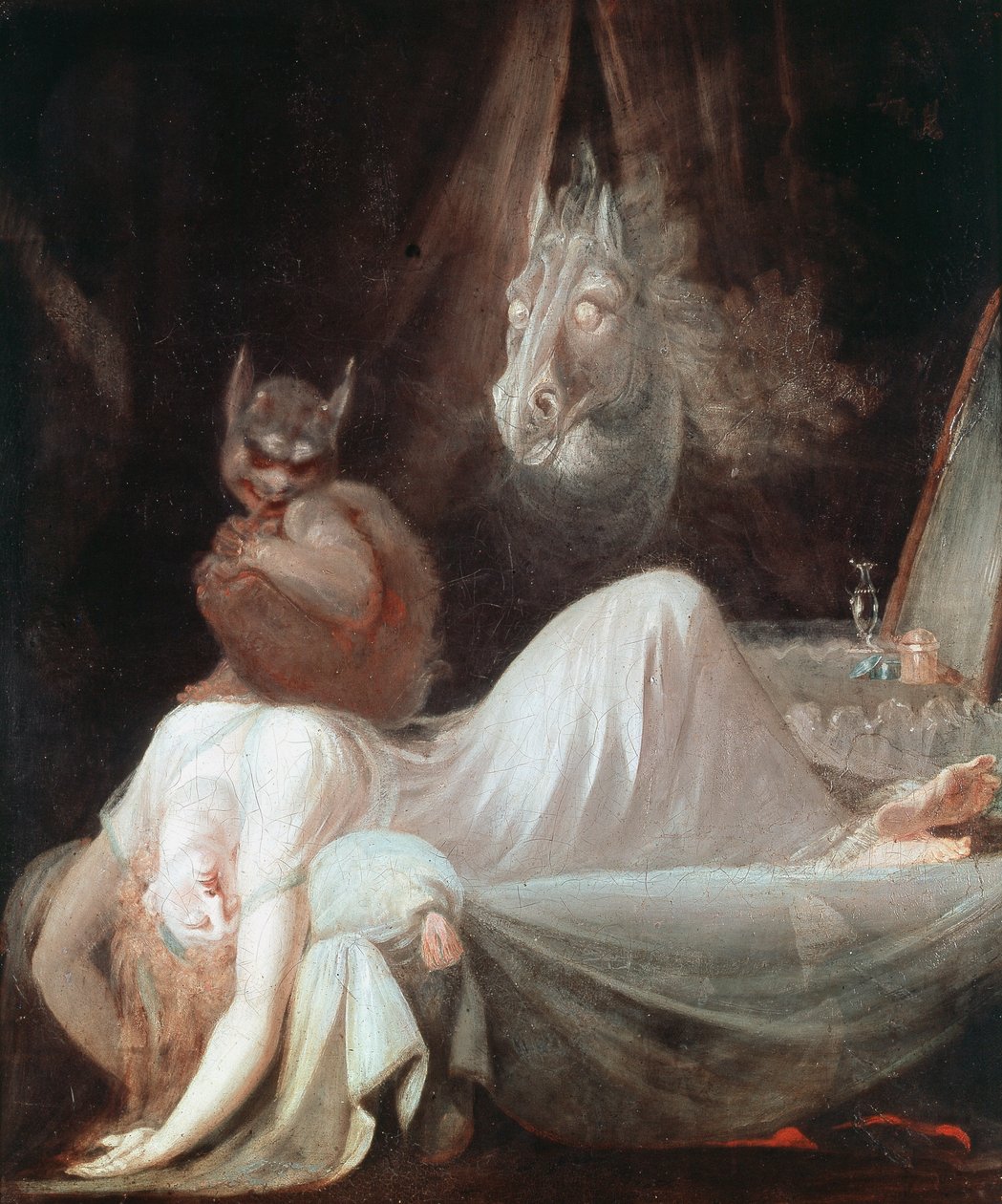 A rémálom, c1790 alkotó: Johann Heinrich Füssli