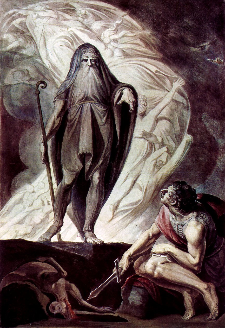 Terézia megjelenik Ulysseusnak az áldozás során alkotó: Johann Heinrich Füssli