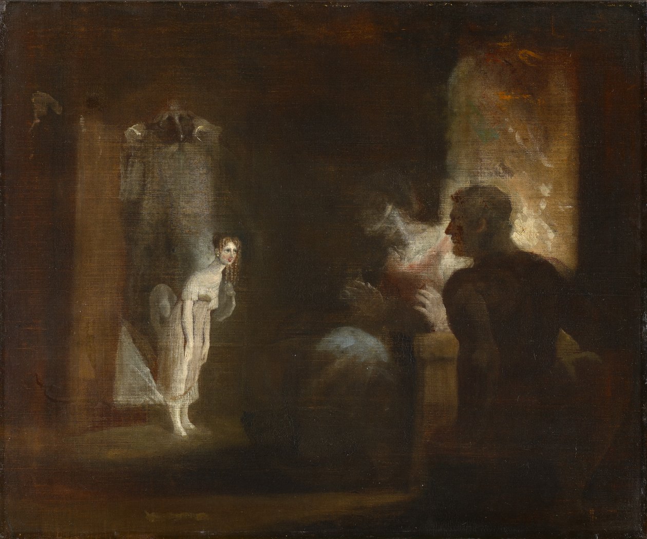Undine belép a halász és felesége házába, 1821 alkotó: Johann Heinrich Füssli