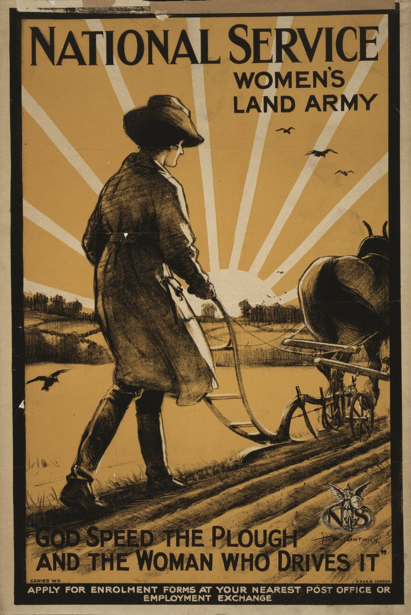 Nemzeti Szolgálat Női Szárazföldi Hadserege, 1917 alkotó: Henry George Gawthorn