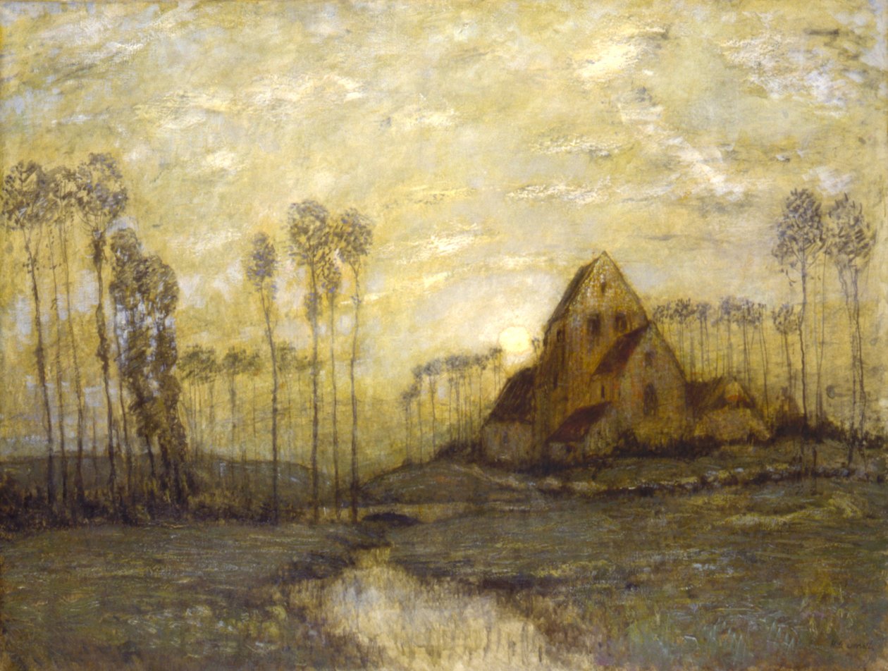 Egy régi templom Montreuilban, kb. 1906-1907. alkotó: Henry Golden Dearth