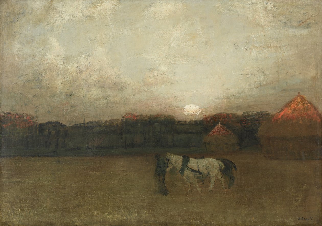 A tarlómező, c. 1909. alkotó: Henry Golden Dearth
