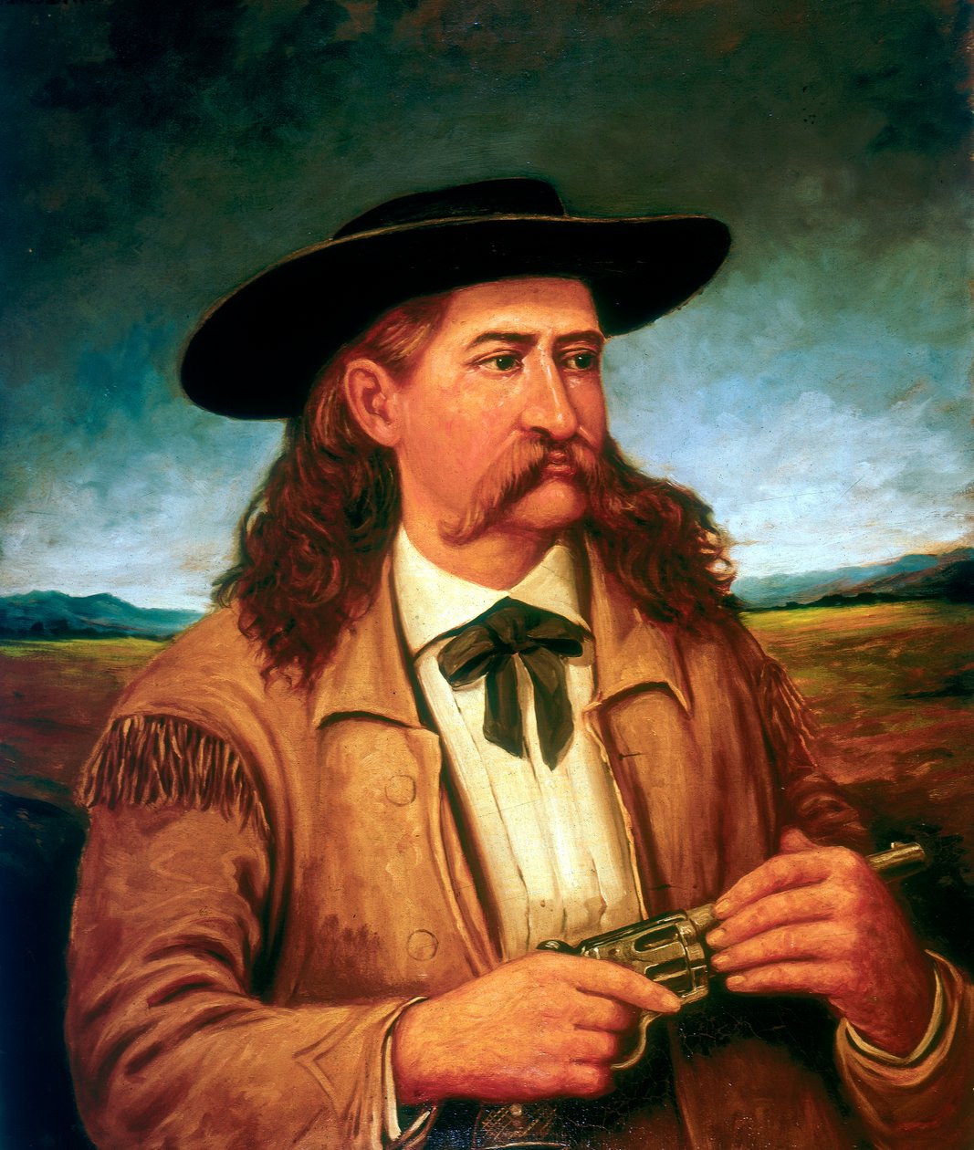 James Butler „Wild Bill” Hickock 1837-1876, amerikai cserkész és törvénytiszt, 1874 alkotó: Henry H Cross
