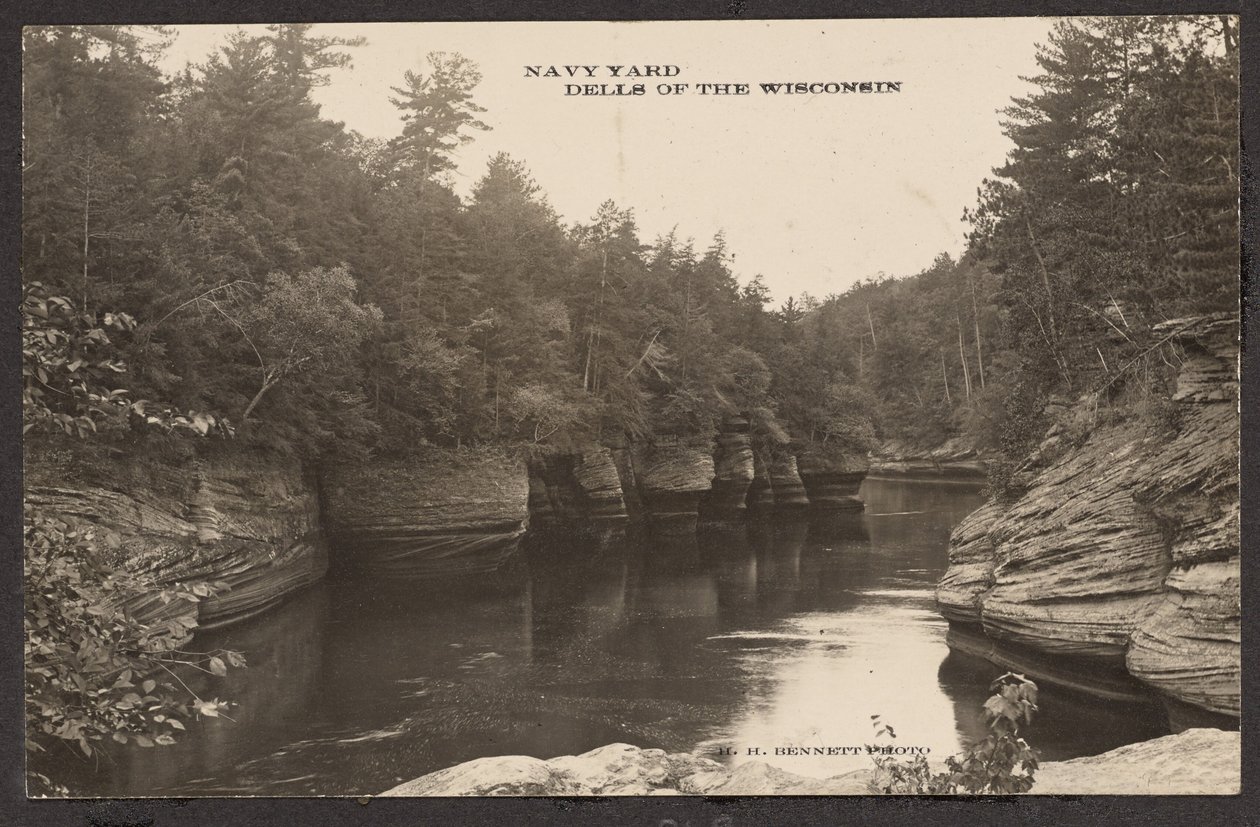 A Wisconsin tengerészgyár Dells of the Wisconsin alkotó: Henry Hamilton Bennett