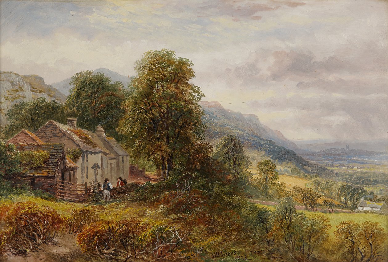 Bryngoleu Llanfairfechan, 1878 alkotó: Henry Harris Lines