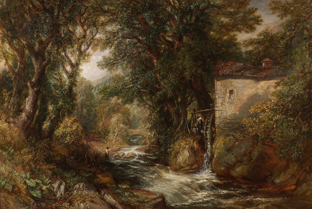 Dent Mill, Yorkshire alkotó: Henry Harris Lines