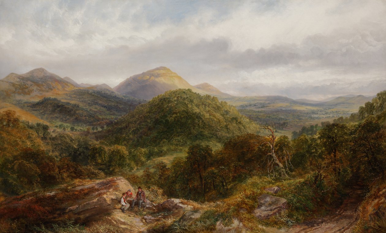 A brit tábor és a herefordshire-i jelzőfény, 1872 alkotó: Henry Harris Lines
