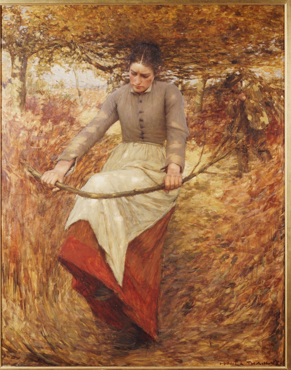 Egy őszi reggel alkotó: Henry Herbert La Thangue