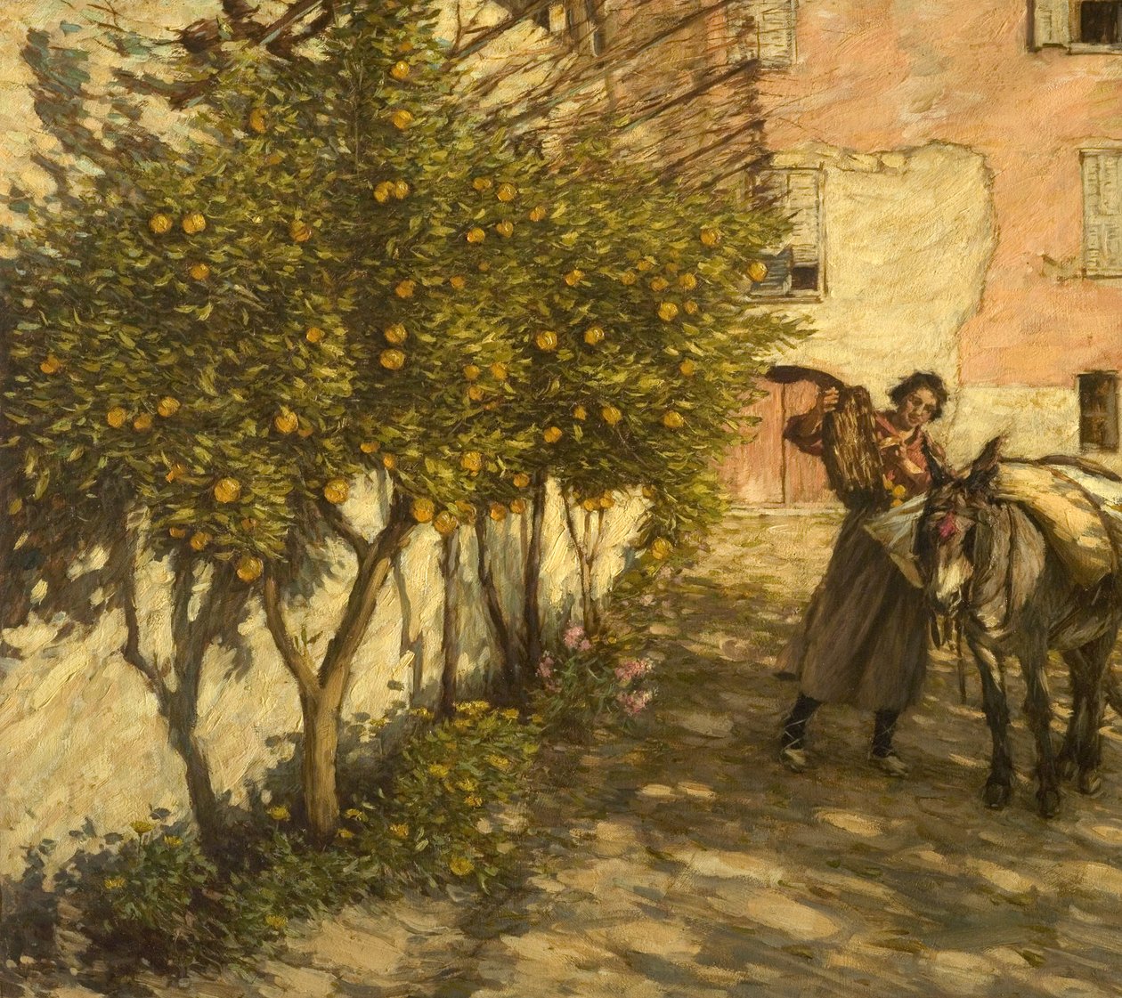 Narancsgyűjtés, 1929 alkotó: Henry Herbert La Thangue