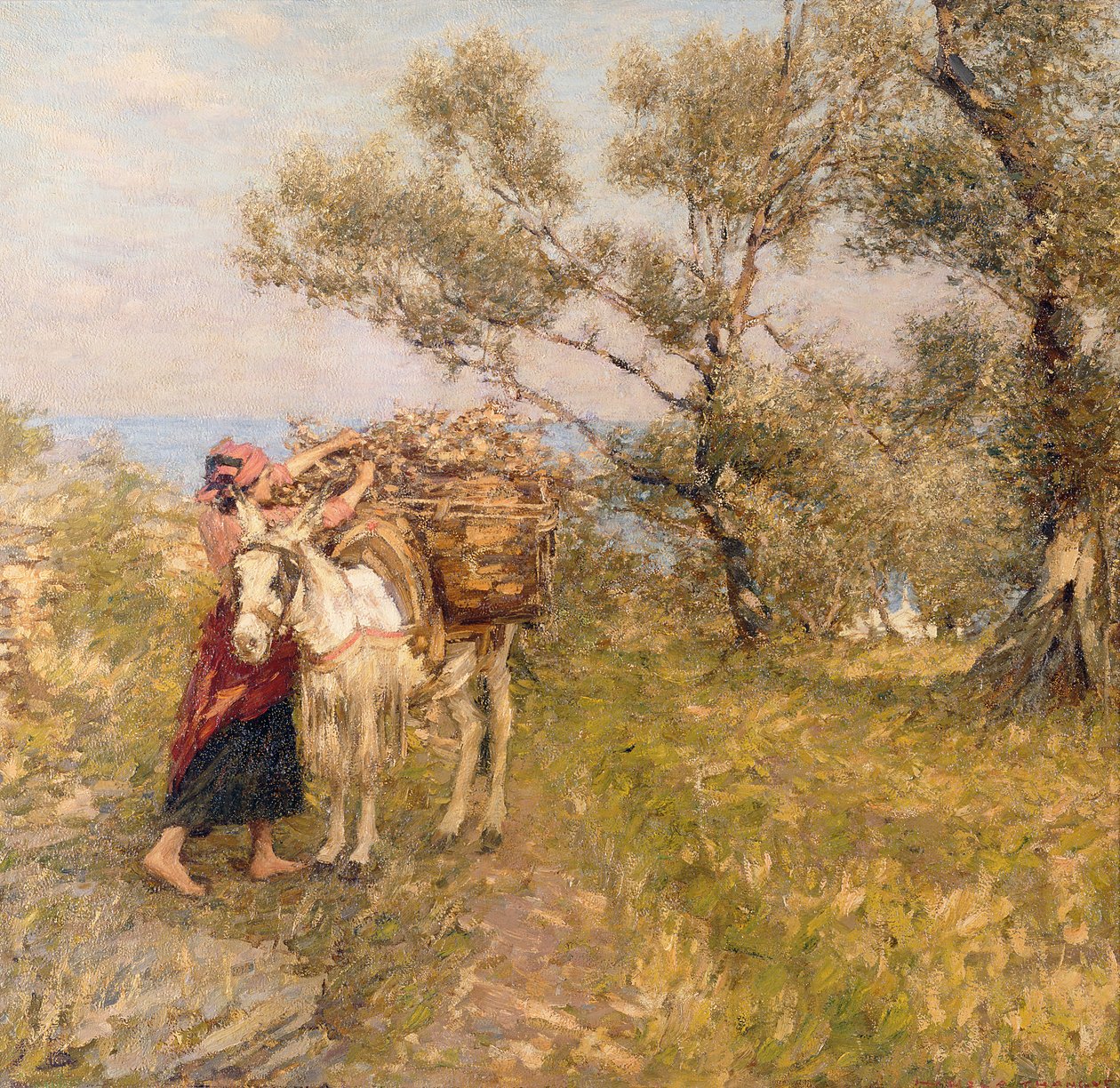 Ligur olajbogyó alkotó: Henry Herbert La Thangue