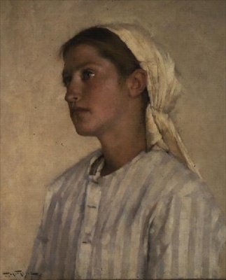 Egy lány portréja alkotó: Henry Herbert La Thangue