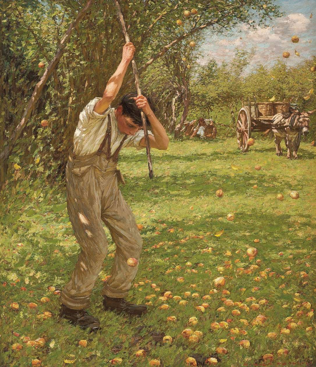 Almabor alma rázása alkotó: Henry Herbert La Thangue