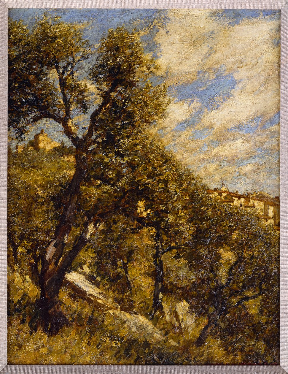 Tavasz Provence-ban alkotó: Henry Herbert La Thangue