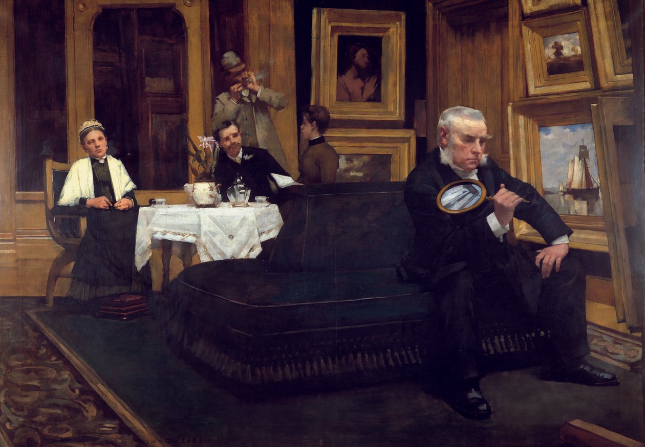 A műértő, 1887 alkotó: Henry Herbert La Thangue