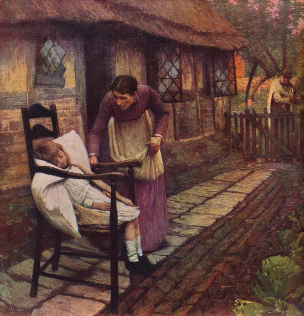 Az ember a kaszával, 1935 alkotó: Henry Herbert La Thangue
