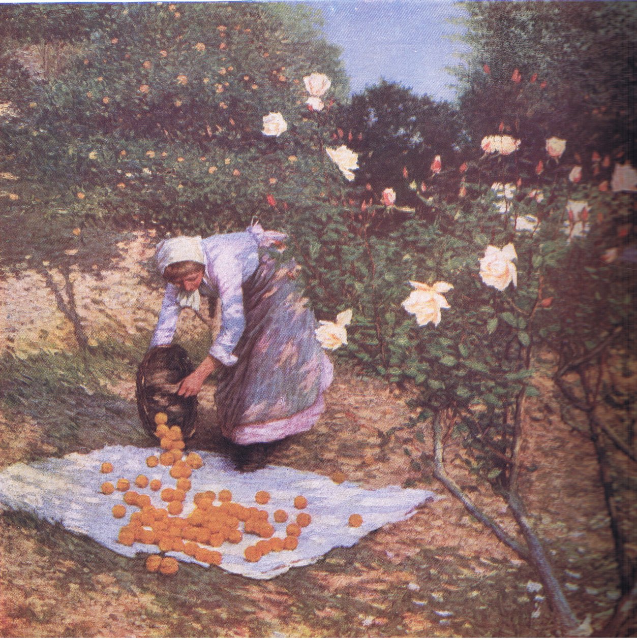 Provence-i tél, Bibbys Annual, 1916-1917 alkotó: Henry Herbert after La Thangue