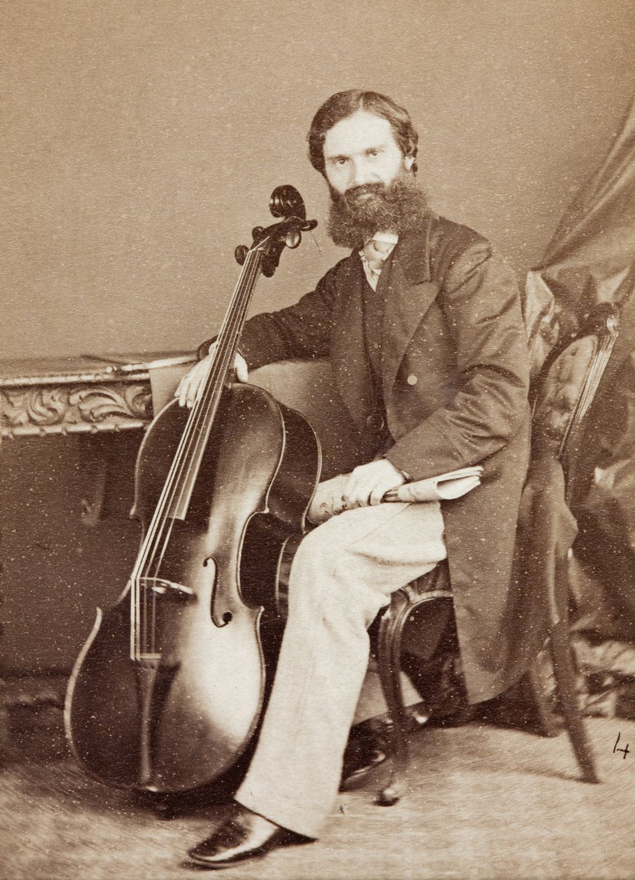 Alfredo Piatti portréja alkotó: Henry Hering