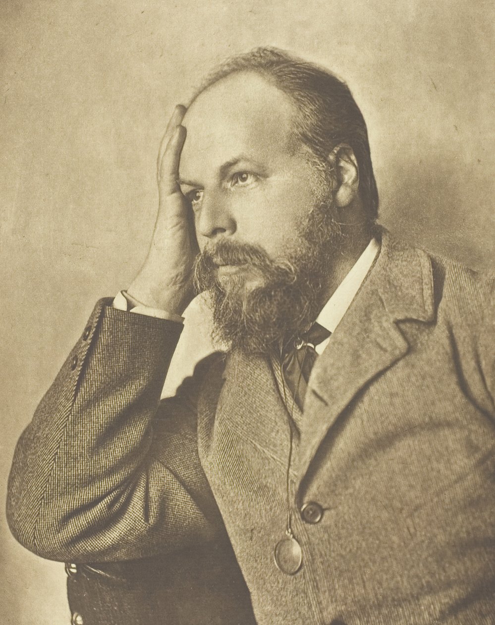 Hallam, Lord Tennyson, c. 1893. alkotó: Henry Herschel Hay Cameron