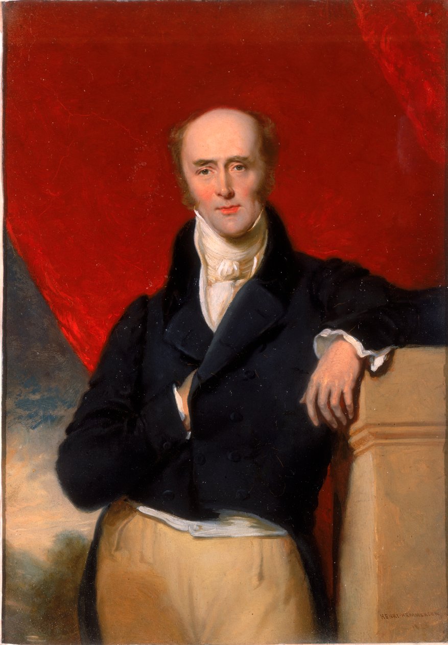 A jobb tisztelt Earl Grey K.G. portréja, 1848 alkotó: Henry Hetherington Emmerson