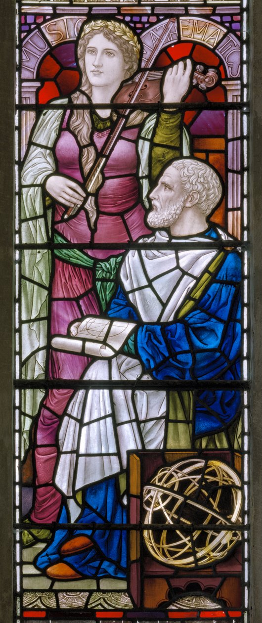 Buckland, St Mary, Lowndes & Drury, Henry Holiday, Zene és matematika, 1918 alkotó: Henry Holiday