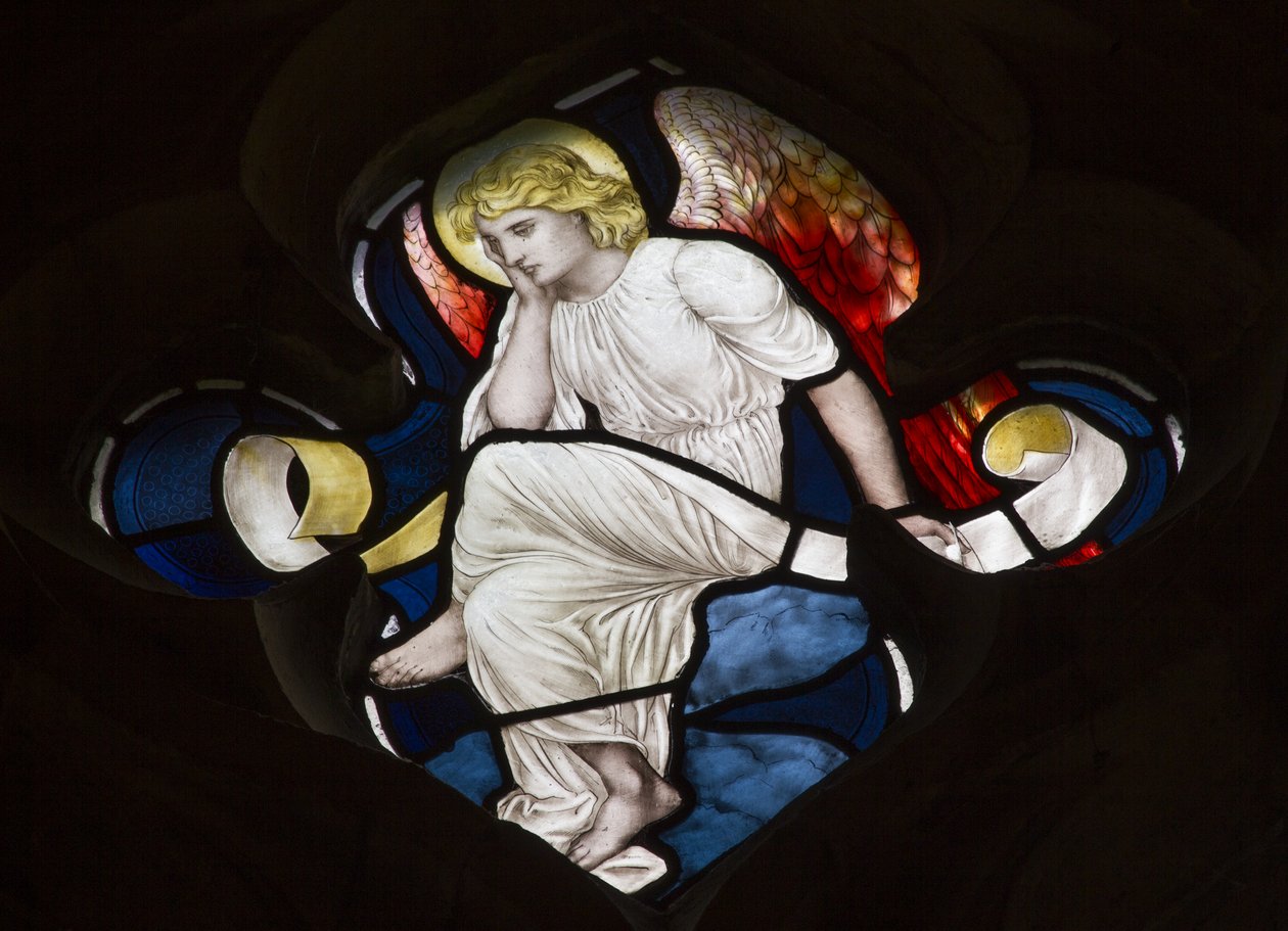 Quatrefoil Tracery Angel, 1882 alkotó: Henry Holiday