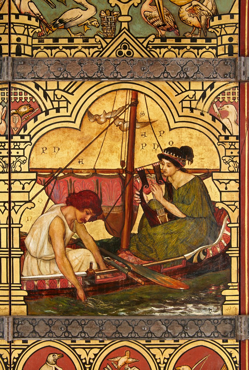 Sappho és Phaon, a Nagy Könyvespolc részlete alkotó: Henry Holiday