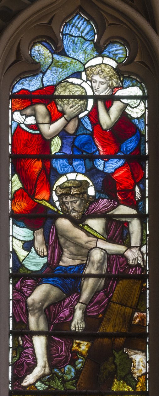 Westminster, St Margaret, James Powell & Sons, Henry Holiday, The Passion Of Christ, 1883 alkotó: Henry Holiday