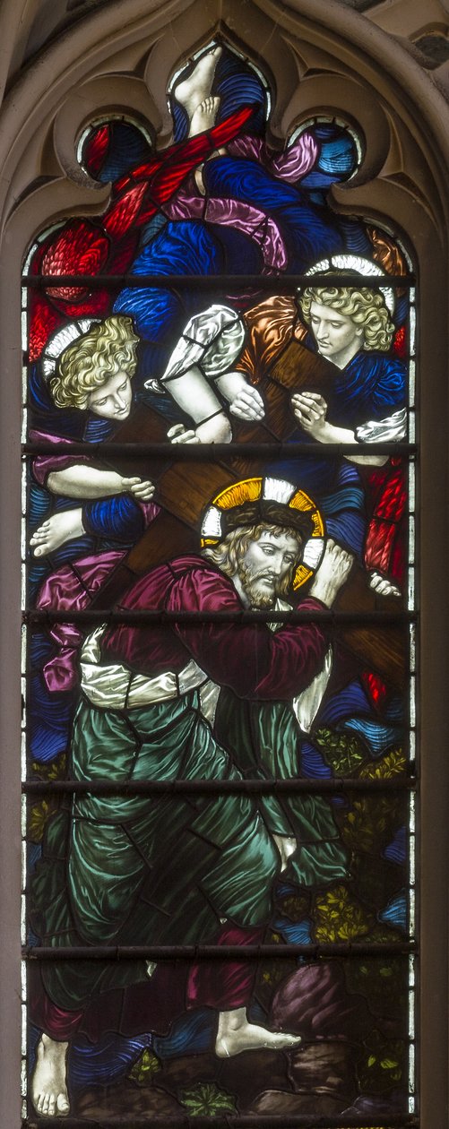 Westminster, St Margaret, James Powell & Sons, Henry Holiday, The Passion Of Christ, 1883 alkotó: Henry Holiday