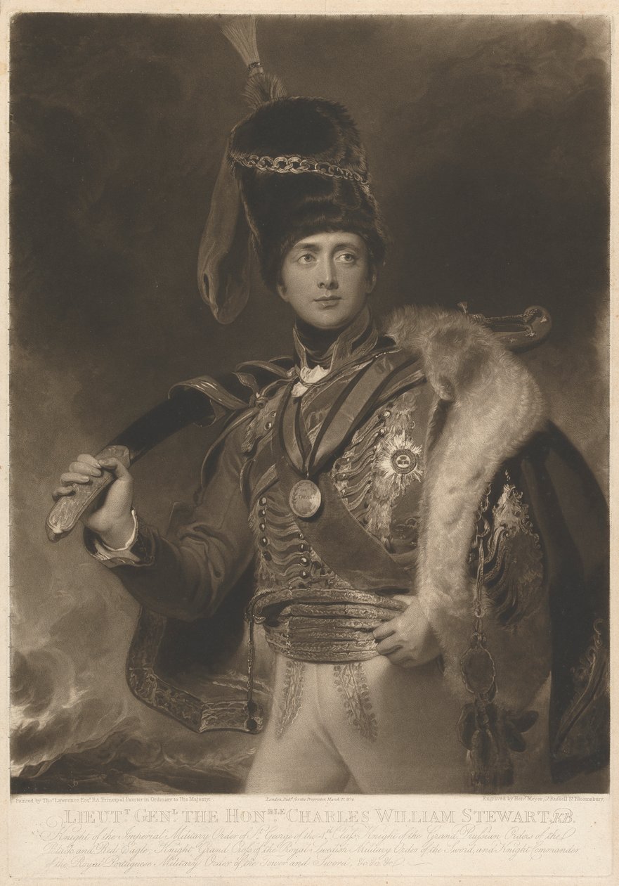 Charles William Steward Vane tiszteletbeli, Londonderry 3. márkija alkotó: Henry Hoppner Meyer