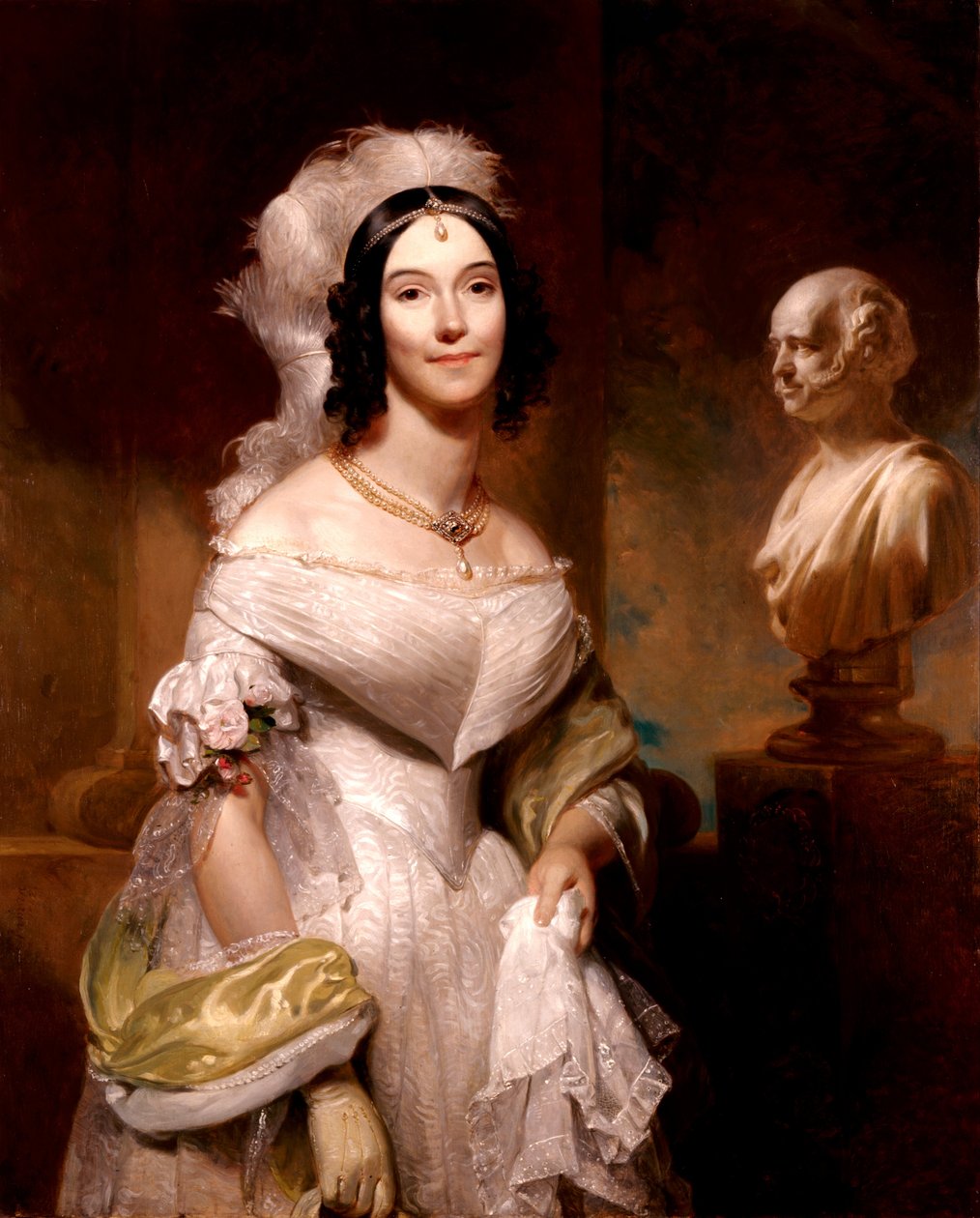Angelica Singleton Van Buren (Mrs Abraham Van Buren) alkotó: Henry Inman