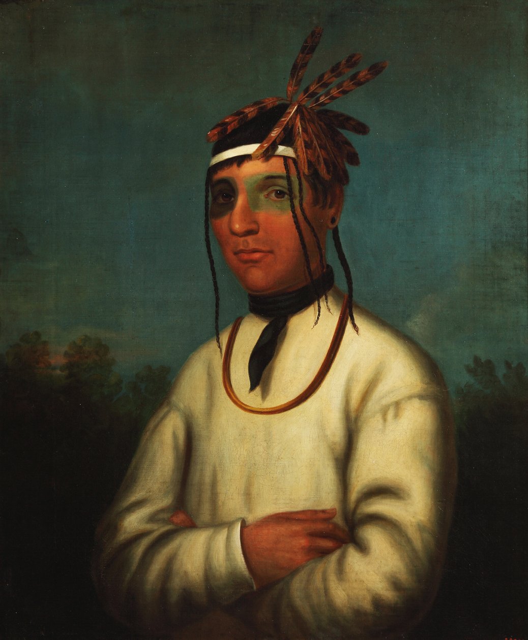 Caa-Tou-See (Chippewa) 1831 (Olaj, vászon) alkotó: Henry Inman