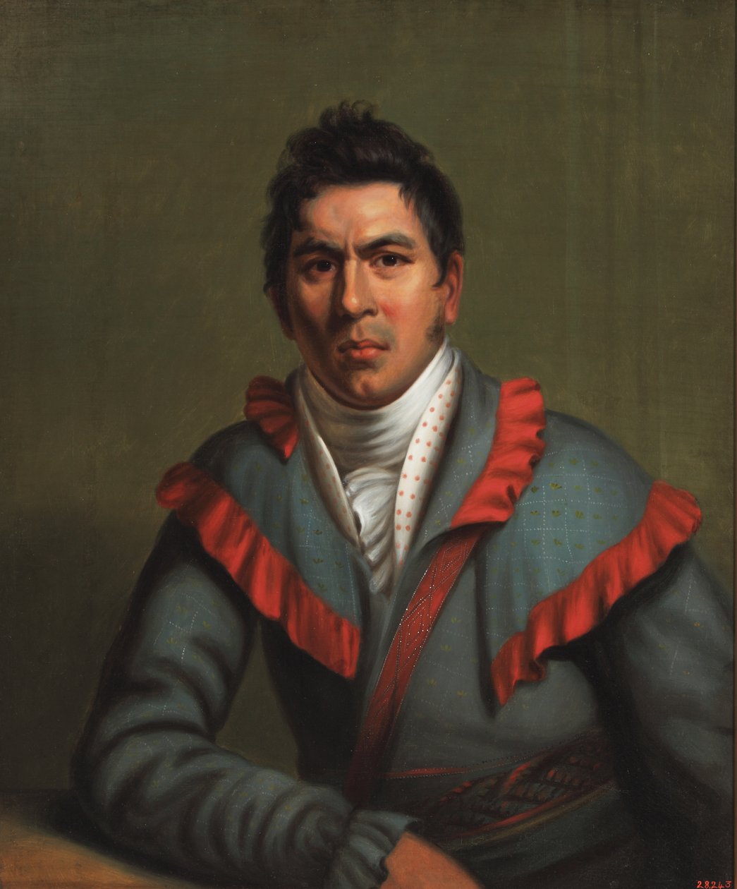 Charles Cornells, Okchai Fixico (Creek) 1831 (Olaj, vászon) alkotó: Henry Inman