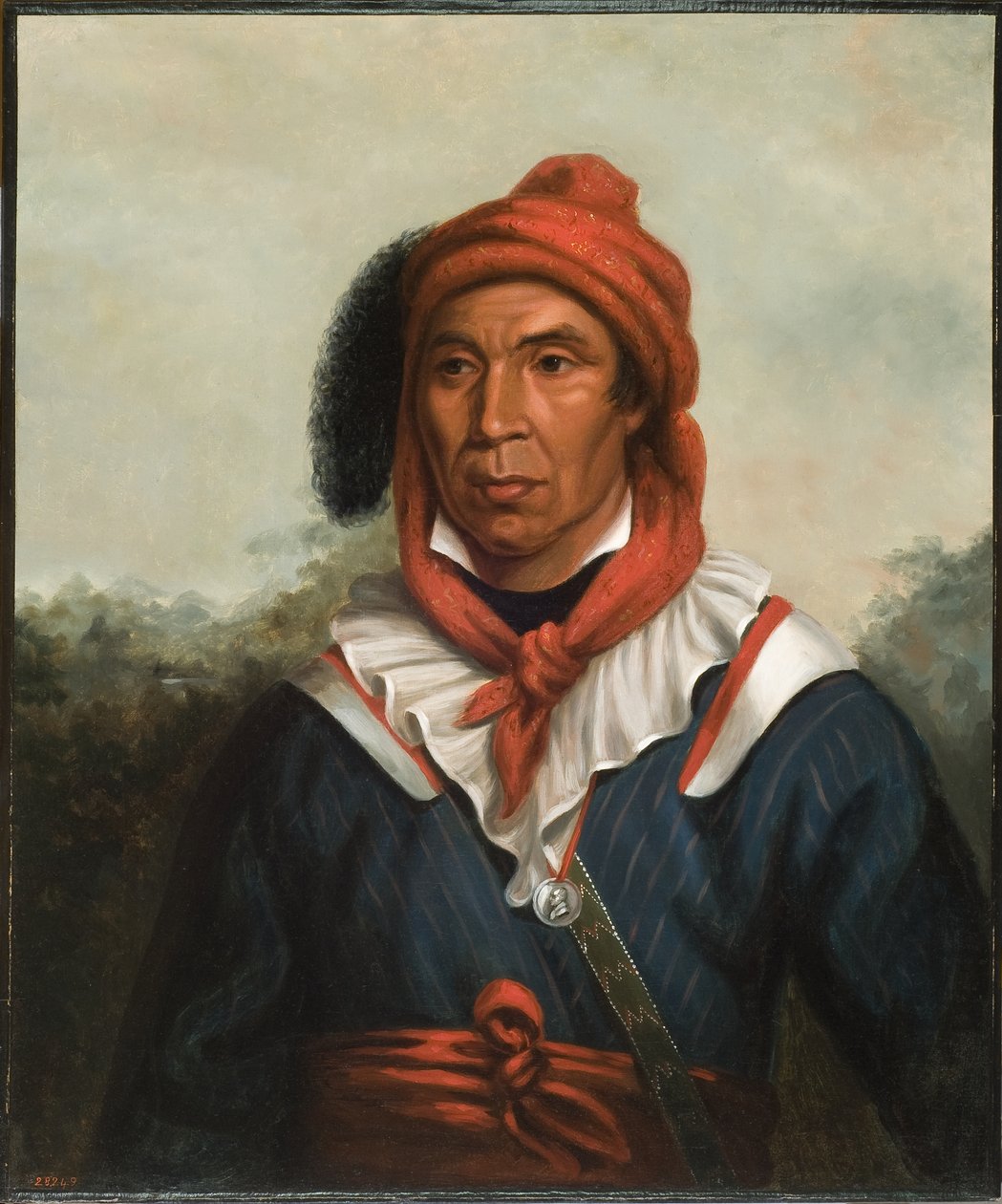 Julcee-Mathla (Seminole), 1831-33 körül alkotó: Henry Inman