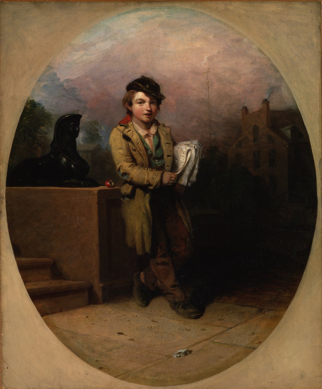 News Boy, 1841 alkotó: Henry Inman