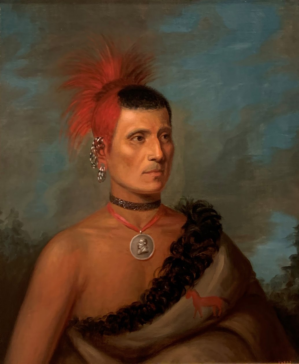 Pace-ke-le-ch-co, 1832-33. alkotó: Henry Inman