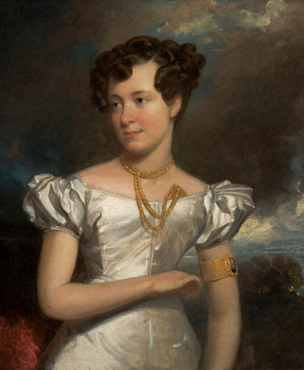 Clara Fisher portréja alkotó: Henry Inman
