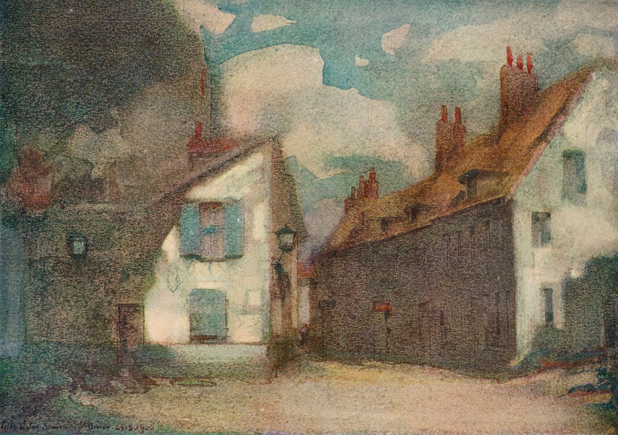 LEnclos De Notre Dame, St. Omer, 19. század alkotó: Henry John Boddington