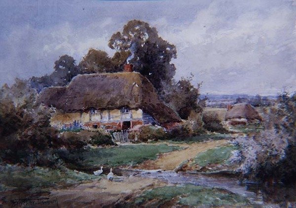 Egy hampshire-i vízfesték (akvarell) alkotó: Henry John Sylvester Stannard